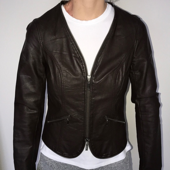Miilla Clothing Jackets & Blazers - Miilla Clothing leather jacket - brown Miilla Clothing Jackets & Blazers - Miilla Clothing leather jacket - brown